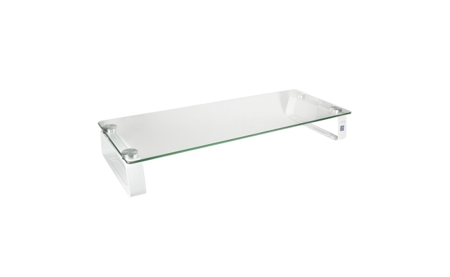 Masuta TV Logilink BP0027, pentru 1 TV/monitor plat, curbat, sticla