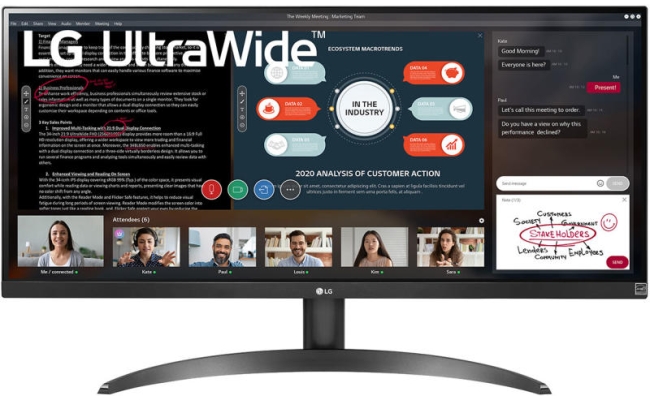 Monitor LED LG 29WP500-B.AEU, UWQHD, Full HD, 29", 5 ms, Negru