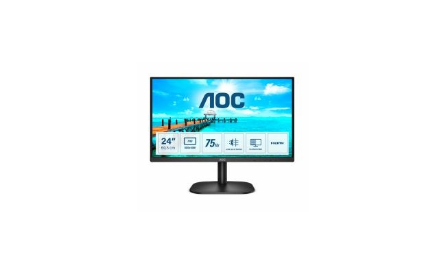 Monitor LED VA AOC 24B2XHM2, 23.8", Full HD, 4 ms, negru