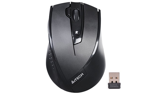 Mouse A4tech G9-730FX-BK, wireless, negru