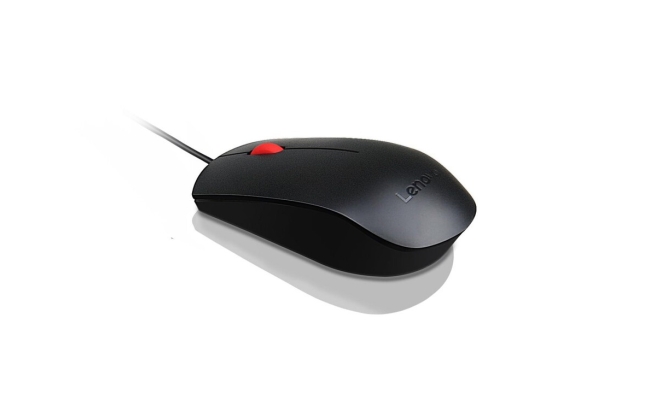 Mouse Lenovo 4Y50R20863, cu fir, optic, negru