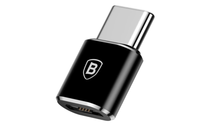 ADAPTOR Baseus CAMOTG-01 Mini Micro, USB Type-C (T) to Micro USB (M), corp...