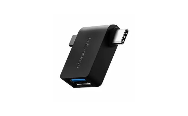 Adaptor Ugreen OTG U30453, USB Type-C (T) + Micro USB (T) la USB 3.0 (M), negru