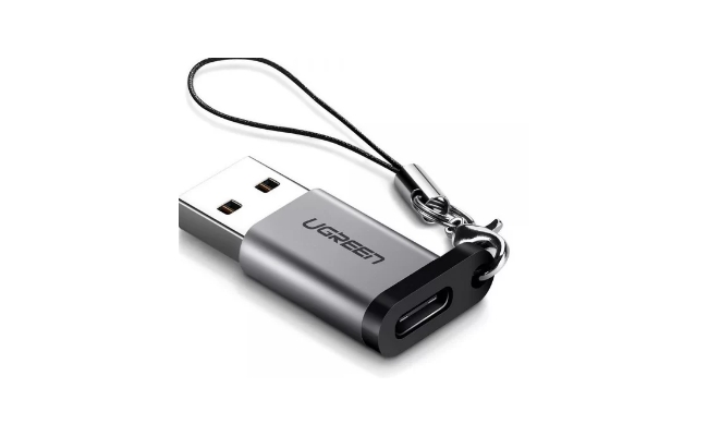 Adaptor Ugreen US276, USB(T) to USB Type-C(M), gri (50533)