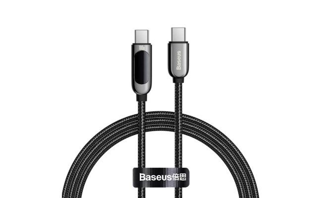CABLU alimentare si date Baseus CATSK-B01 Display, Fast Charging Data Cable...