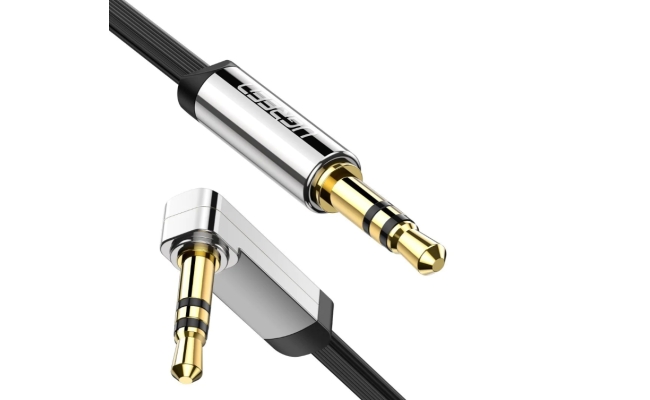 Cablu audio Ugreen AV119, stereo 3.5 mm jack (T) la 3.5 mm jack (T), negru 10598