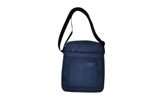 Geanta Crossbody Iggy poliester IGSB-CROSS-BL, poliester, albastru