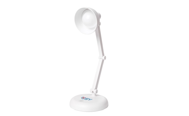 Lampa birou Led Iggy IGDL-LED-LAMP, alimentare: 3 x AA sau cablu USB inclus, alb