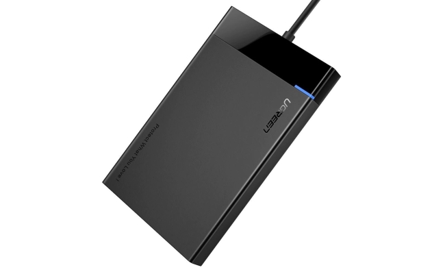 Rack extern Ugreen US221, SATA 2.5", USB 3.0, gri
