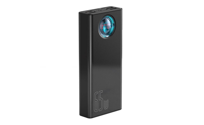 Baterie externa Baseus Ambilight 30000 mAh, 65W, negru (PPLG000101)