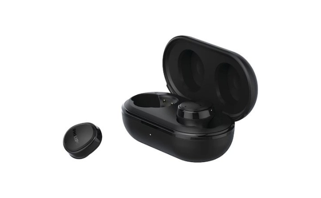 Casti audio True Wireless Philips TAT4556BK/00, Waterproof, Negru