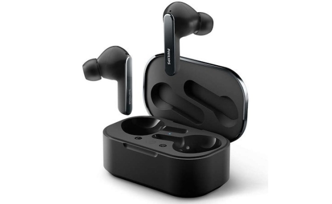 Casti audio  True Wireless Philips TAT5506BK/00, In-Ear, Negru