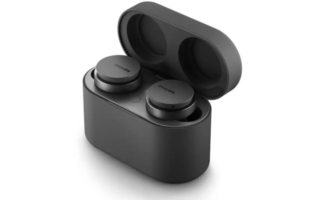Casti audio true wireless Philips TAT8506BK/00, Bluetooth, Waterproof, Negru