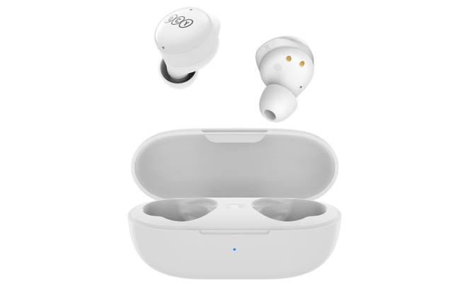 Casti Bluetooth QCY T17_W, Bluetooth 5.1, Alb