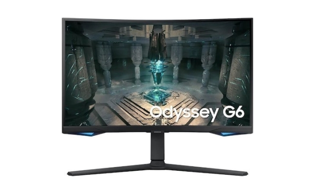 Monitor Gaming curbat LED Samsung Odyssey G6 LS27BG650EUXEN, 27", QHD, Negru