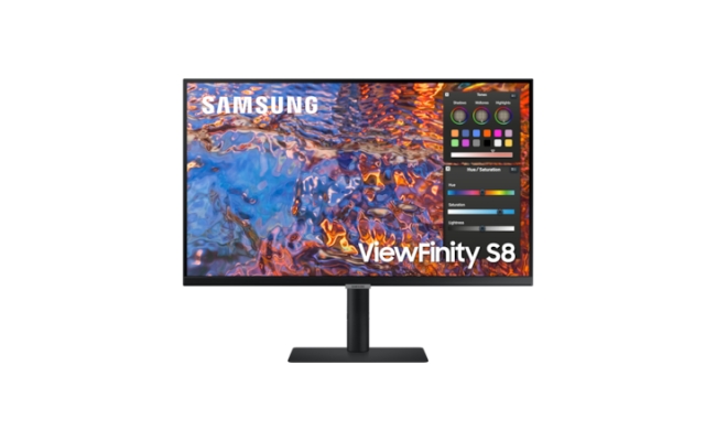 Monitor LED IPS Samsung 27" LS27B800PXUXEN, 4K, Negru