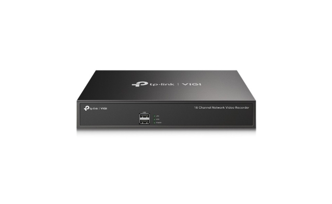 NVR TP-Link VIGI, 16 canale, capacitate max 10 TB, VIGI NVR1016H