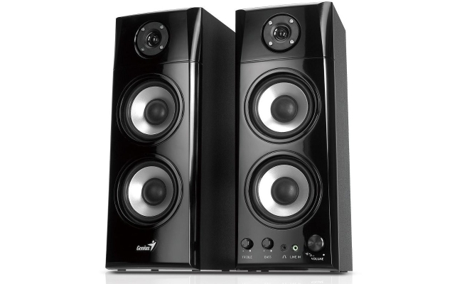 Boxe Genius 2.0 SP-HF1800A, 50W (2 x 25W), amplificare integrata, negru