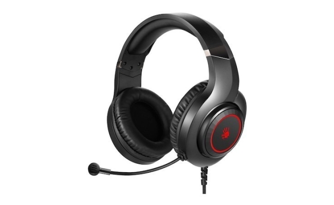 Casti A4TECH Bloody Gaming G220S, cu fir, iluminare, Negru