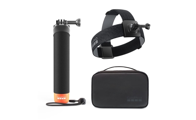 Kit Accesorii GoPro AdventureHandler Head Strap, Clip mount, Case (AKTES-003)