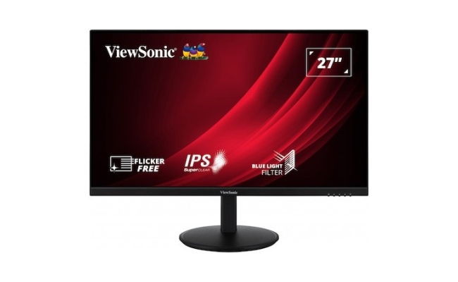 Monitor LED IPS ViewSonic LCD 27" VG2709-2K-MHD, 75Hz, QHD, Negru