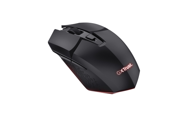 Mouse Gaming Trust GXT 110 Felox TR-25037, iluminat, 4800 dpi, Wireless, Negru