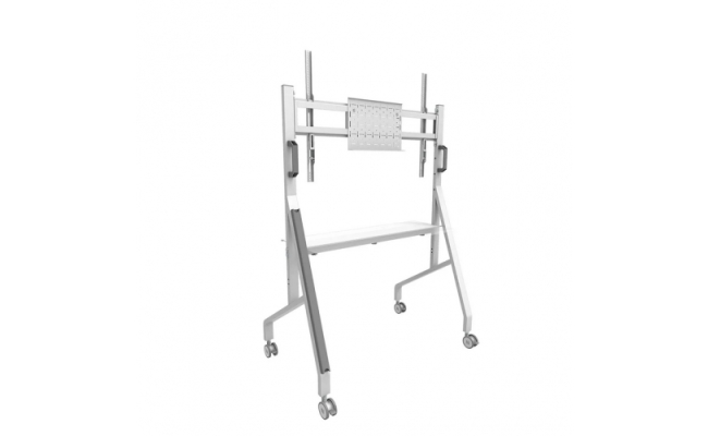 Stand TV podea mobil Neomounts by Newstar FL50-525WH1, 55"-86", 76 kg, Alb