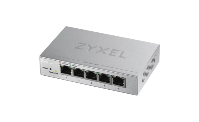 Switch Zyxel GS1200-5-EU0101F, porturi Gigabit x 5, managed, carcasa...