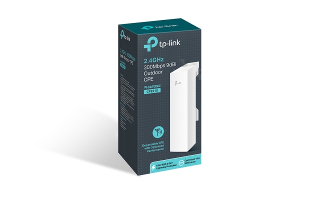 Access Point TP-Link CPE210, Wireless, 9dBi, N300, 2x2 MIMO 20029