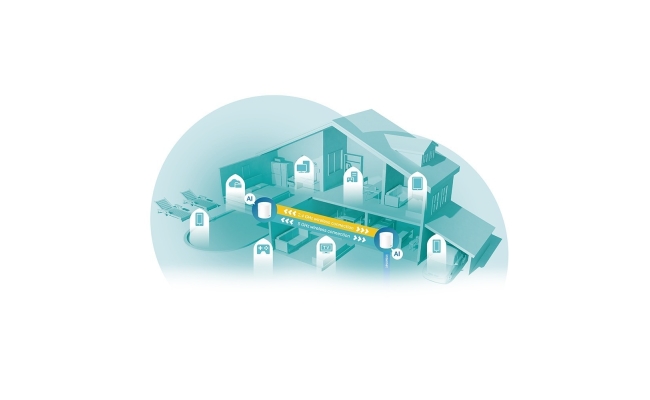 Deco X60 (2-pack) TP-Link  -  AX3000 home mesh Wi-Fi 6 System 19572
