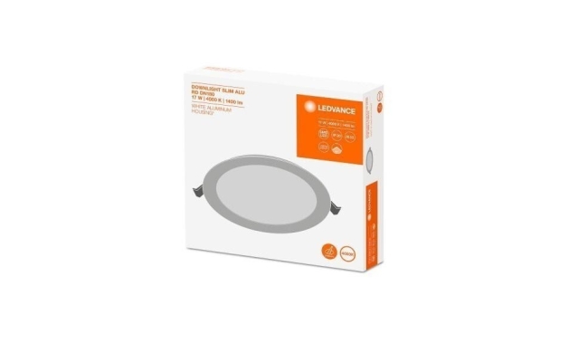 Ledvance recessed round LED spot, DOWNLIGHT SLIM ALU, 17W, 220-240V, IP20,...