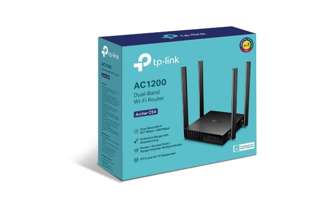 Router wireless TP-LINK Archer C54, AC1200, WiFI 5, Dual-Band 19440
