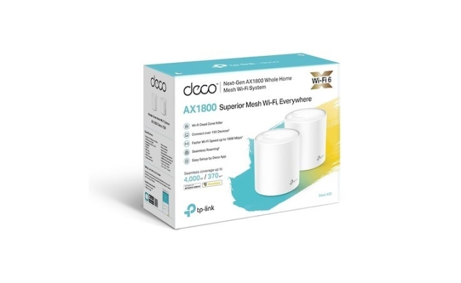 TP-Link Deco X20 (2-pack) AX1800 mesh Wi-Fi 6 System 19567