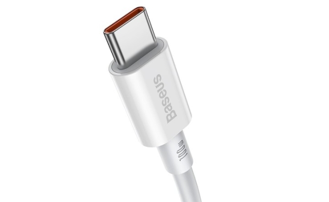 Cablu Baseus CATYS-C02 Superior USB Type-C la USB Type-C 100W, 2m, Alb 20438