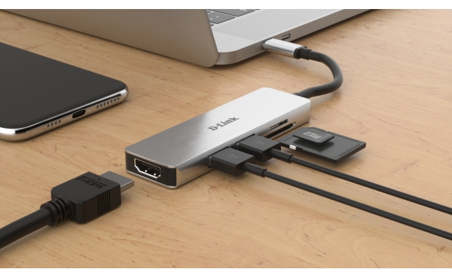 Hub USB D-Link DUB-M530 5-in-1 USB-C 20792