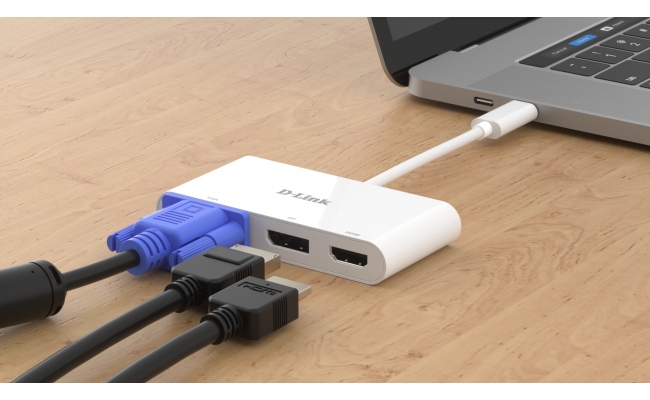 Hub USB D-Link DUB-V310 3-in-1 USB-C 20813