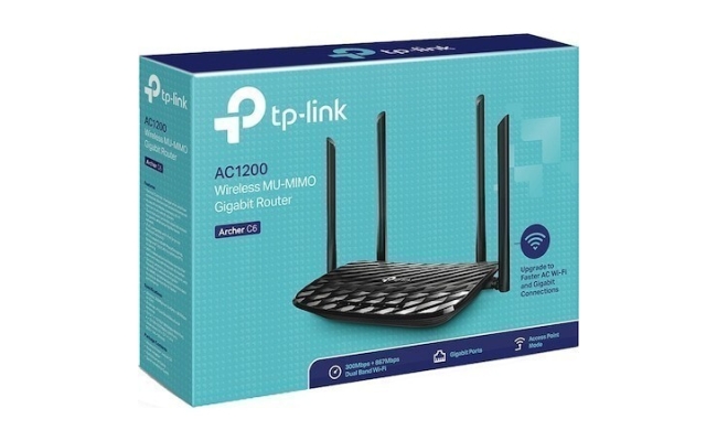 Router Wireless TP-LINK Archer C6, AC1200, Wi-Fi 5, Dual-Band, Gigabit 20734