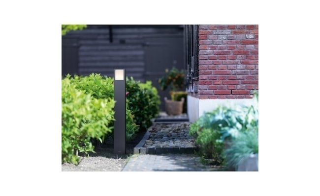 Stalp de exterior LED integrat Philips, MyGarden Piedestal, 6W(47W),...