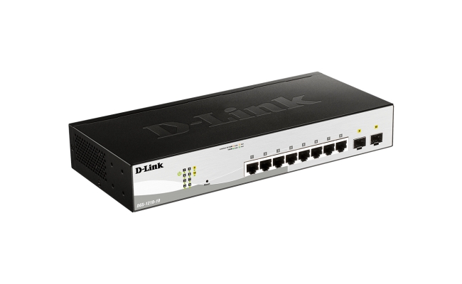 Switch D-Link DGS-1210-10, 8 porturi Gigabit Smart Managed, 20Gbps 20840