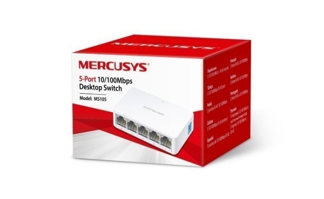 Switch Mercusys MS105, 5 Port, 10/100 Mbps 20994