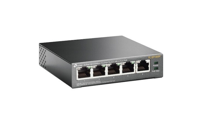 Switch TP-LINK TL-SF1005P, 5 Port, 10/100 Mbps 20712