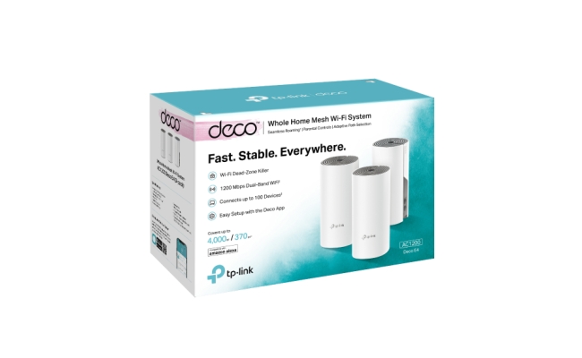 Deco E4 (3-Pack) TP-Link - AC1200 Mesh Wi-Fi 21690