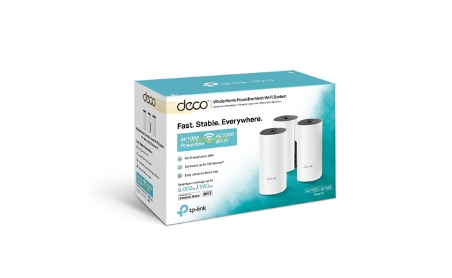 Deco P9 (3-pack) TP-Link AC1200+AV1000 Sistem Mesh Wi-Fi 21772