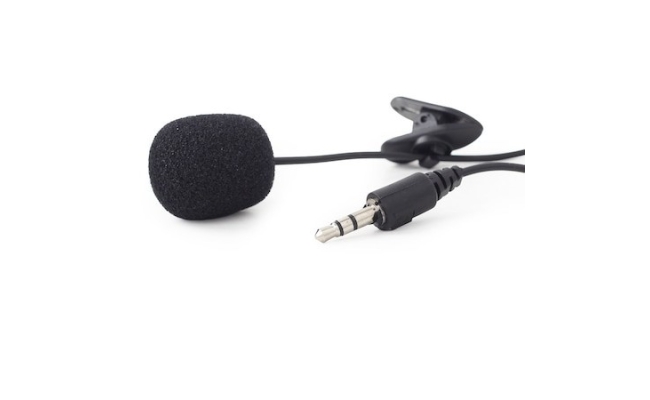 Microfon Lavaliera Gembird MIC-C-01 cu Conector Jack 3.5 mm - Negru 21625