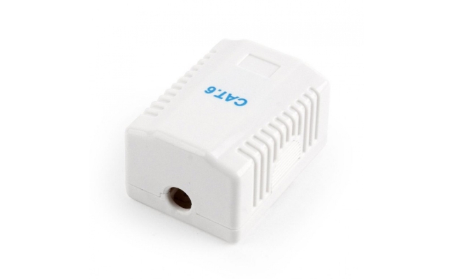 Priza RJ45 GEMBIRD Cat6. UTP, 1 x RJ45, include kit montare, alb...