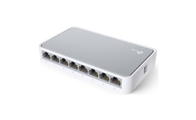 Switch TP-Link TL-SF1008D, 8 port, 10/100 Mbps 21948