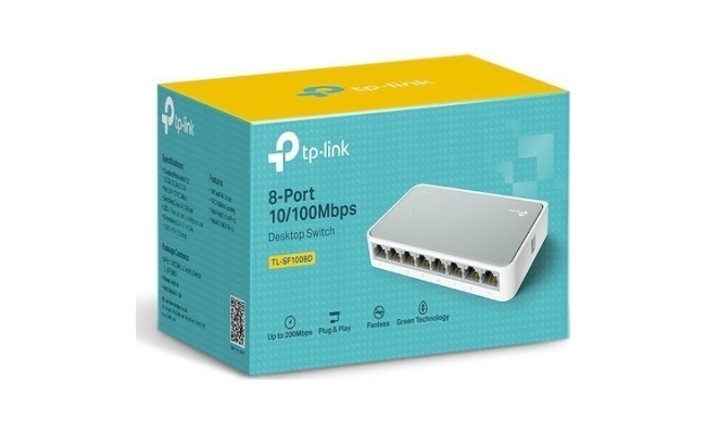 Switch TP-Link TL-SF1008D, 8 port, 10/100 Mbps 21949