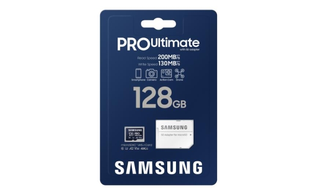 Card de Memorie Micro Secure Digital Card Samsung Pro Ultimate, 128GB 35108