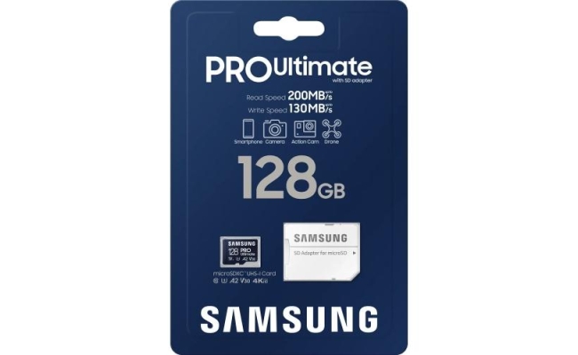 Card de Memorie Micro Secure Digital Card Samsung Pro Ultimate, 128GB 35102