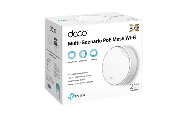 TP-Link Deco X50-PoE (2-pack): Sistem Mesh Wi-Fi 6 42688